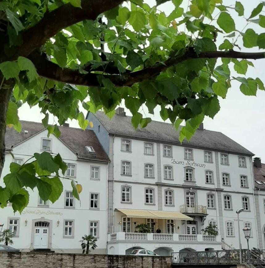 Historisches Hotel Zum Schwan Bad Karlshafen Esterno foto